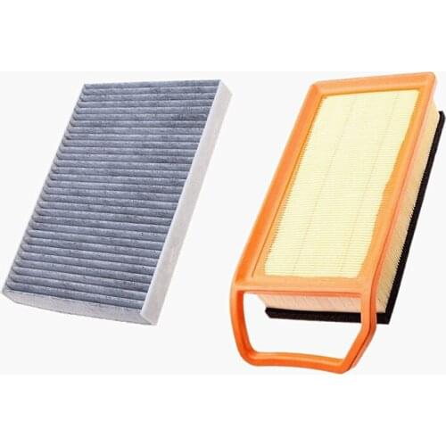 2Pcs Car Air Filter Cabin Filter Suit For Peugeot 508 407 /Citroen C5 C6 2.0 2.3 3.0