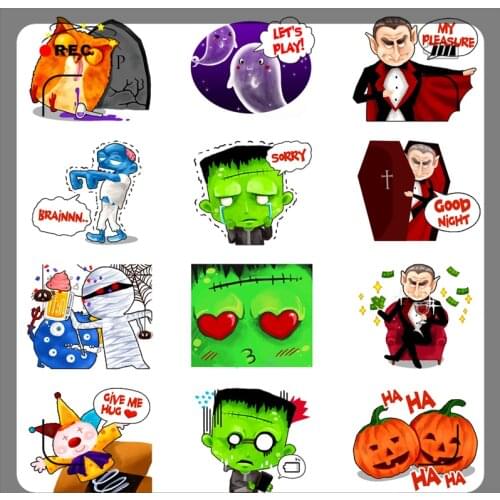 40 Cartoon Cute man turned Paper Sticker Decoration DIY Ablum Diary book Scrapbooking Label Sticker Kawaii Stationery