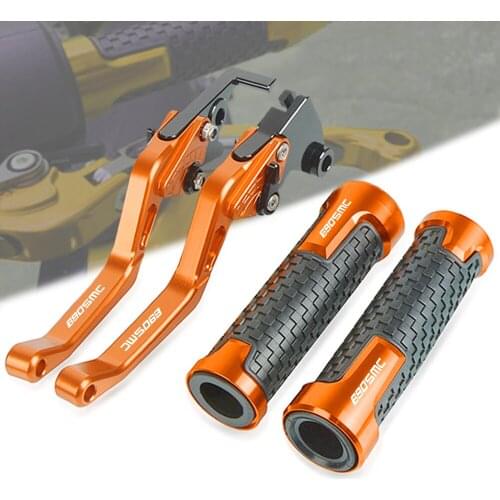 Motorcycle CNC Aluminum Brake Clutch Levers FOR 690SMC 2014 2015 2016 2017 Handlebar Grip 690 SMC Hand Grips Accessories