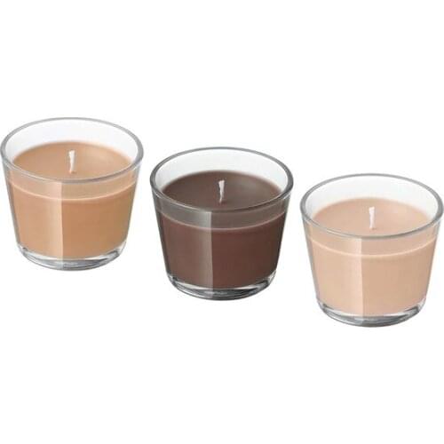 Bracka Scented Candle 5.5cmMum Set 3'lü (Chocolate Smell) candles and scents свечи и ароматы velas y aromas