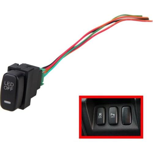 Push Car Rocker Light Switch For Lancer For Mitsubishi LED 12V Durable