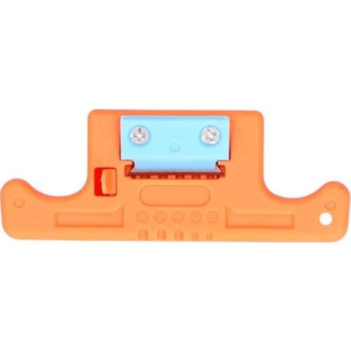 DIY sewing tool tools Cable Stripper Longitudinal Technicians Electricians Safe Splicing Tool AUA‑05 1.9‑3.0mm Orange