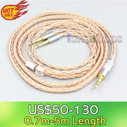 LN006759 XLR 16 Core 99% 7N OCC Earphone Cable For Oppo PM-1 PM-2 Planar Magnetic 1MORE H1707 Sonus Faber Pryma Headphone