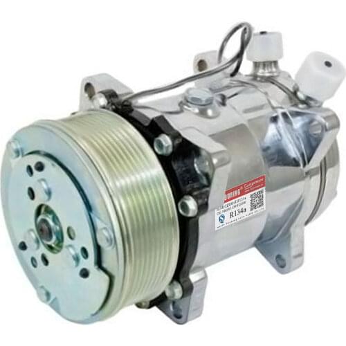 Sanden sd508 508 compressor for Tractor Excavator Heavy Duty Truck Air Conditioning Universal 5h14 8PK 12V 24V