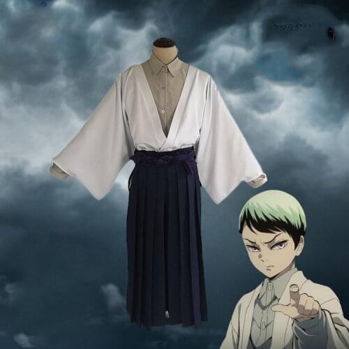 Anime Costume Demon Slayer Cosplay Yushirou Cosplay Costume Kimetsu No Yaiba Men Kimono Uniform Costumes Halloween Fancy Party