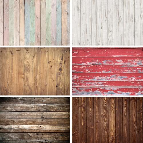 Wooden Backdrops For Photography Color Hardwood Pine Floor Baby Cake Smash Pet Doll For Digital Photo Studio Photo Backgrounds