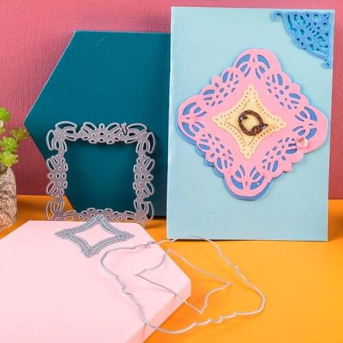 Metal Cutting Dies frame background 2020 new die template for DIY Scrapbooking Album Decor Embossing Card Crafts Die Cut