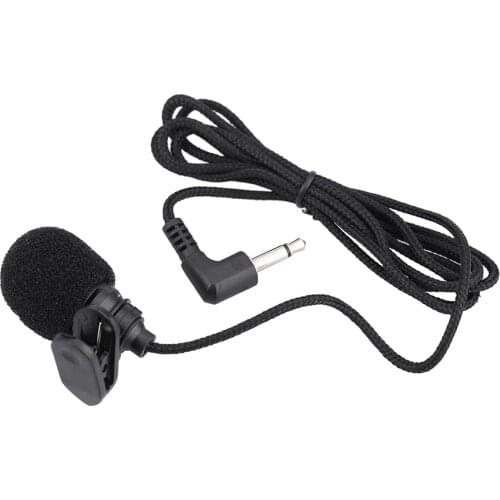 Mini Portable Clip-on Lapel Condenser Microphone Mic Lavalier Hands-free 3.5mm Jack for Computer PC Laptop Loundspeaker