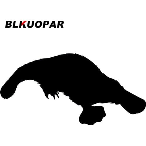 BLKUOPAR for Platypus Silhouette Car Stickers Waterproof Personality Decals Creative Car Assessoires Campervan Sunscreen Decor