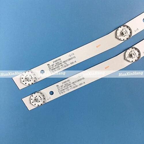 578mm 6LEDs New TVs LED For BBK 32LEM-1059/T2C 32LEX-5043/T2C 32LEX-7143/TS2C Backlight Strips Band Rulers MS-L2082 V1 V2 LA021