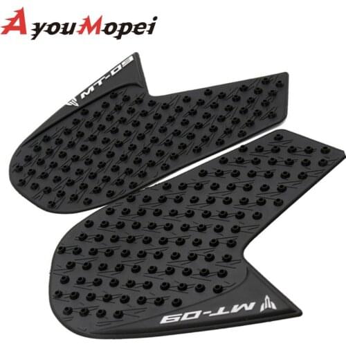For Yamaha MT-09 MT09 MT 09 2014 2015 Protector Anti slip Tank Pad Sticker Gas Knee Grip Traction Side Pad 3M Decal
