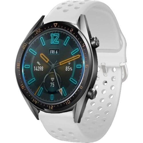 22MM Breathable Silicone Straps For Huawei Watch GT 2 Pro/GT Honor GS Pro Smart Bands Bracelet For TicWatch Pro 2020 Wristbands