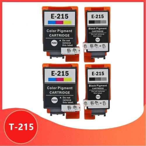 Compatible Ink Cartridges E215 For Epson E-215 T215 BK T 215 CL For Epson Workforce WF-100 / WF100 printer