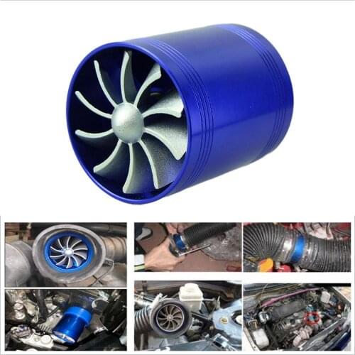 Universal Top racing Car Fuel Gas Saver Supercharger For Turbine Turbo Charger Air Intake Fan Turbocharger Fuel-efficient, enhan