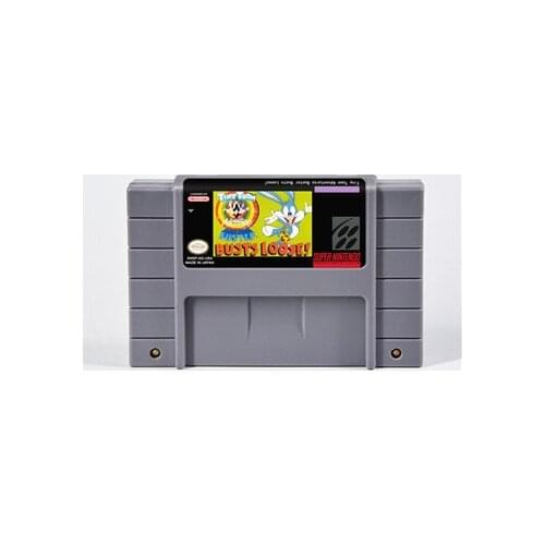 US Version Action Game Card Cartridge Tiny Toon Adventures Buster Busts Loose