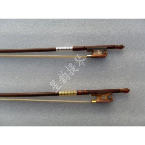High-grade violin Brazilian Sumu playing grade bow gold wire suede horn 4/4