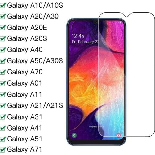 HD Screen Protector Tempered Glass for Samsung Galaxy A51 A71 A41 A01 A31 A21S A11 A10S A20E A30S A40 A50 A70 Protective Glass