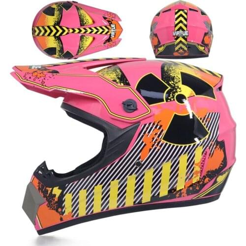 Women Girls Cool Motocross Helmet Motorcycle Off-road Helmet Atv Racing Motorcycle Helmet Casque Full Face Helmet