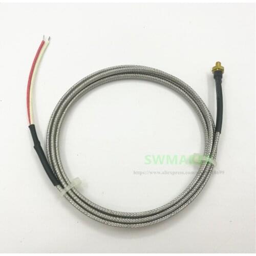 1pcs Replicator 2/2X M3 K type Thermocouple Thermistor sensor Shielding wire for Replicator 2 3D printer spare parts