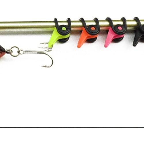 10PC Plastic Fishing Hook Keeper Fishing Lures Bait Fishing Rod Pole Accessories