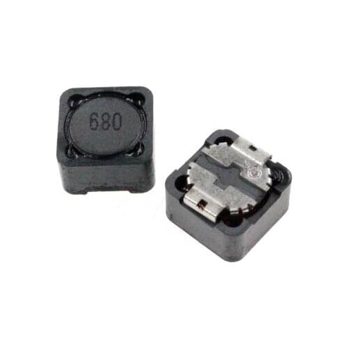 20PCS/LOT CD127R SMT inductor 68UH (print 680) 12*12*7 SMT power inductor shield inductor