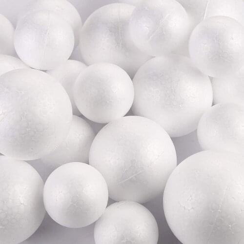 20pcs White Foam Balls 2-3 inch Styrofoam Polystyrene Craft Balls for Arts & Christmas Ornaments,Polystyrene Round Balls for DIY