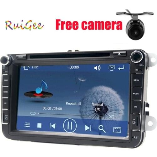 8" wince 8.0 Car Radio DVD GPS Navigation For Volkswagen VW Caddy Golf Jetta Polo Sedan Touran Passat 3G(Optional)DVD Automtivo