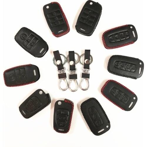Genuine Leather Key Case Cover For Kia Rio K2 K3 K5 K4 K9 K900 KX3 KX5 KX7 Cerato Soul Forte Sportage