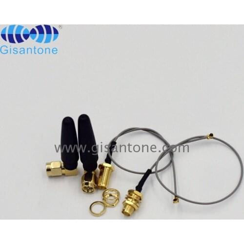 Quad band helical rubber antenna cellular external 433mhz