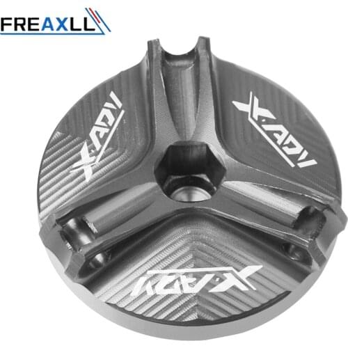 For Honda XADV750 XADV X-ADV 750 2017-2018 Motorcycle Accessories Engine Oil Filter Cup Oil Fill Cap Fuel Filler Tank Cap Cover