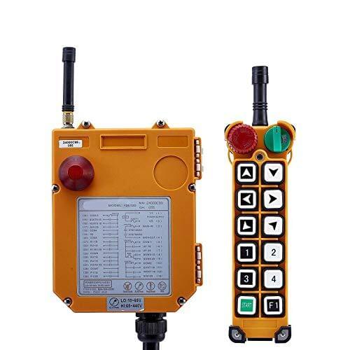 F24-12D 2 Speed 12 Ch Overhead Hoist Crane Radio Remote Control Multi voltage 65~440V