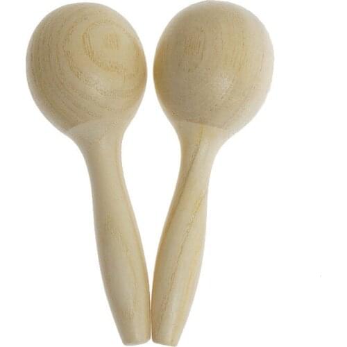 Orff instruments Montessori Art Materials Sand Hammer for Baby Early Educational Toy Auditory Sense Exercise Wood Montessori Toy