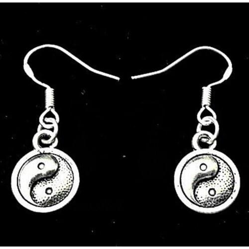 HOT !!!Fashion Jewelry Earrings Yin and yang Eight Diagrams Charm Drop Earrings Pendant Vintage for woman gift-122
