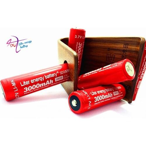 8PCS New Original Liter energy battery 18650B SD18650 Rechargeable Li-ion battery 18650 3.7V 3000MAH