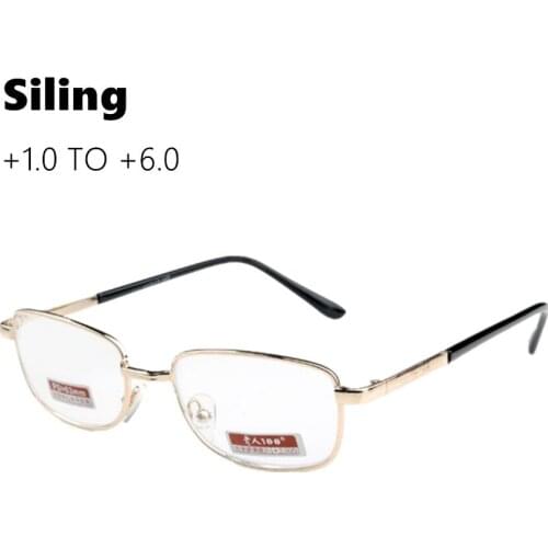 Reading Glasses Men Metal Frame Ultralight Presbyopia Eyeglasses Magnifying Eyewear Readers Glasses Women With Case