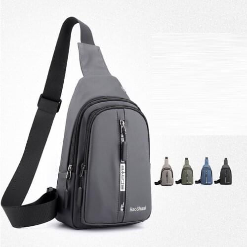 Men Nylon Mini Backpack Rucksack Cross body Chest Pack Bags Waterproof Travel Military Male Sling Messenger Bag Knapsack Daypack