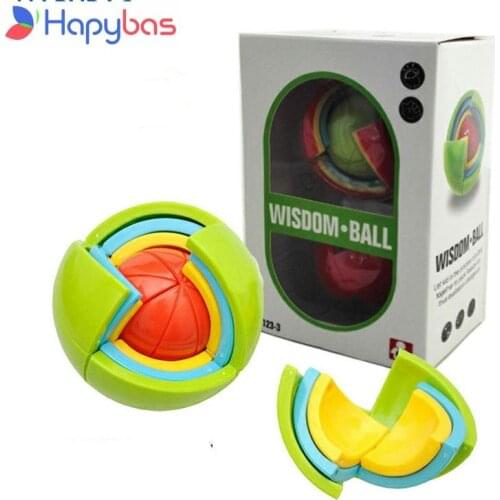 New 3D Magic Intellect Puzzle Maze Ball Brain Teaser Game Educations for Kids adult IQ Training Logical Puzzle Children Toy