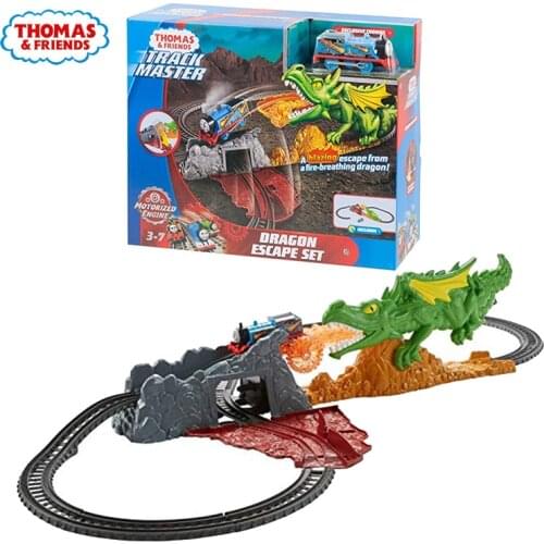Original Thomas and Friends Dinosaur Carros Track Model Diecast Cars Train Kids Plastic Metal Boys Toys for Children Juguetes