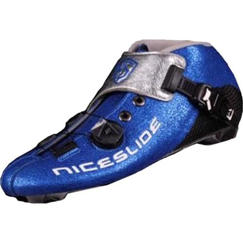 Original Niceslide Speed Inline Skate Boots Self locking Carbon Fiber Professional Competition Speeding Skate Racing Skating