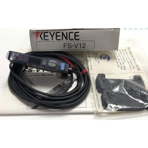 Original KEYENCE Digital Optical Fiber Sensor Amplifier FS-V12