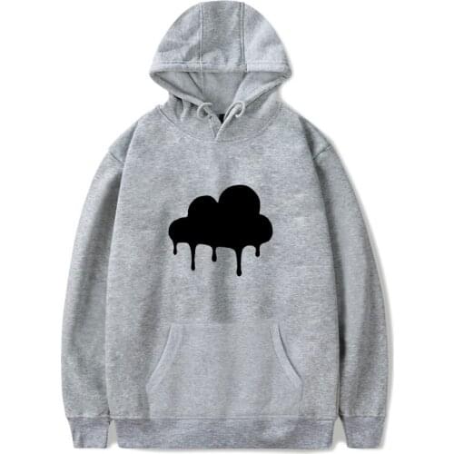 Popular Dixie DAmelio CLOUDED Hoodies Sweatshirt Men Women Autumn Hip Hop Boys Girls Gray Pullovers Unisex Tracksuit Clothes