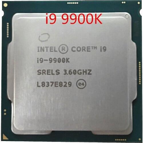 Intel Core 3.6 Ghz 8 Cores 16 Threads Gamer Office Pc Intel I9 9900K I9-9900K es Data Processor