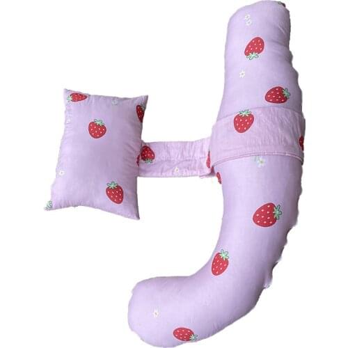 Adjustable Cartoon Support Pillow Cotton Pregnancy Nursing Pillow Waist Full Body Bedding Cushion Cute Printed Pregnant Pillow