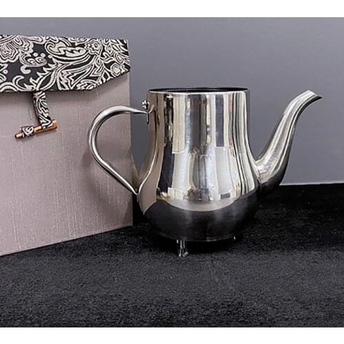 Snowflake - Snowstorm Teapot (Stainless Steel) Magic Tricks Props Close Up Street Stage Magic Mentalism Gimmicks Magician Fun