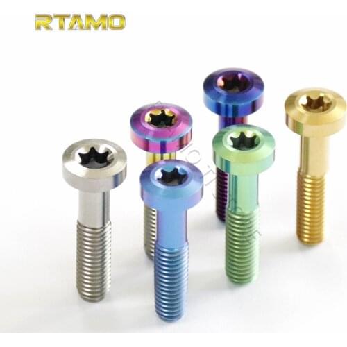 Titanium Torx Head Bolts Disc Button Screws M8X25/30/35/40mm for Bike Motorcyle and Car Parts