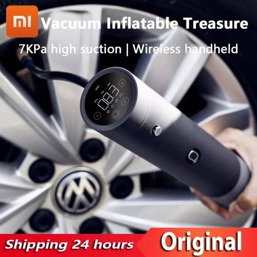 YOUPIN Lydsto 2500mAh Handheld Vacuum Inflatable Treasure Smart LED Display One-key Touch Button Type-C Charge for Home and Car