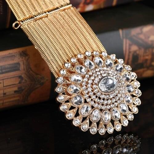Moroccan Style Womens Girdle Metal Belt Pieces Attached Classical Women Sculpted Girdle Handcrafted Body Jewelry Waist Chain