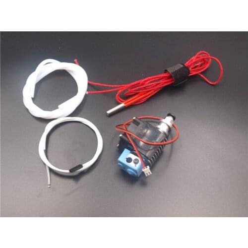 1set V5 bowden metal j-head hotend kit 1.75/3mm with PTFE tube 12/24V for Prusa 3D printer hotend