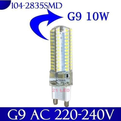 1pcs Bright G9 led 220V 2835 SMD 24 leds7W/9W/10W/12W Replace 30W Warm Cool White LED Corn Bulb Light&LED Spot Lamp
