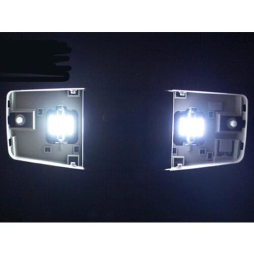 4 things. LED Reading Lamp Suitable for Mitsubishi ASX Pajero Galant Lancer Montero Outlander Precis RVR Raider Styling Car